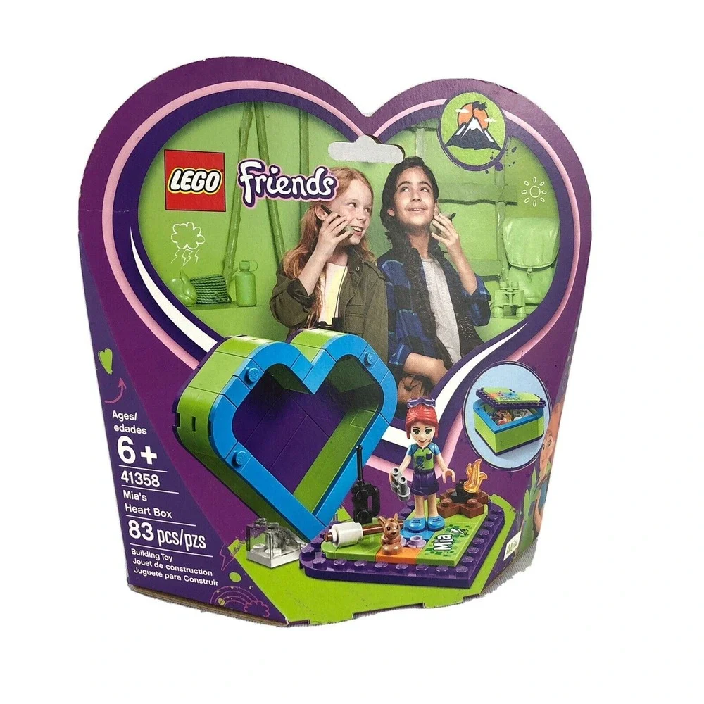 Lego Friends 41358‎ Mia's Heart Box New Sealed 84 Pieces Building Set Ages 6+